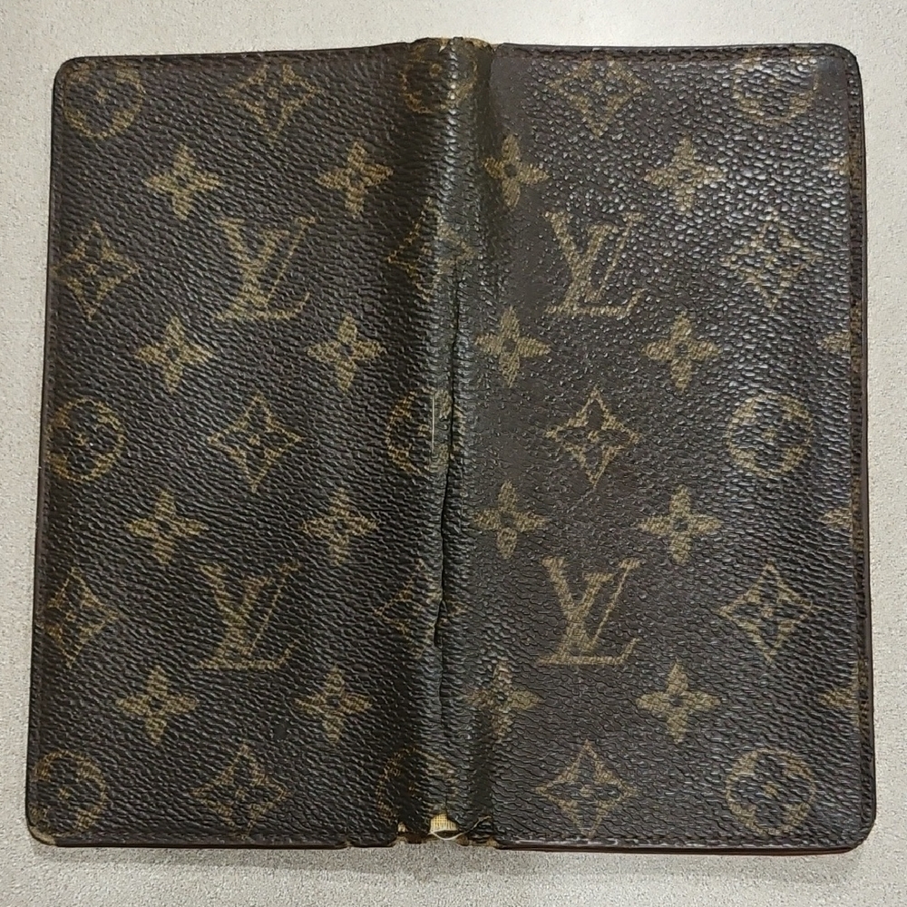 Louis Vuitton Monogram Brown Wallet Vintage Long Wallet Mens - Picture 4 of 9
